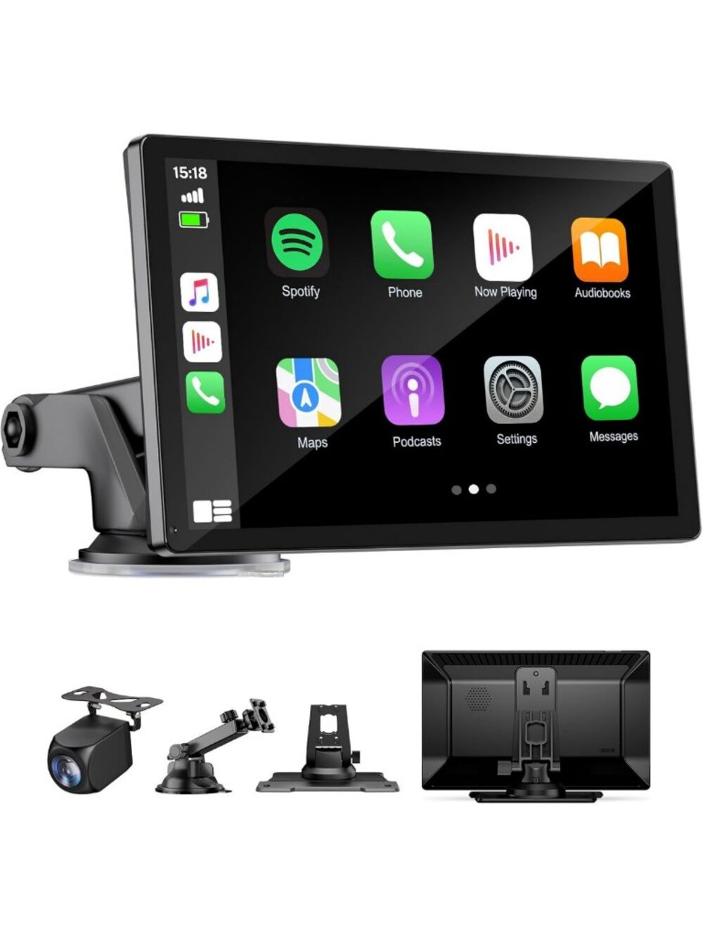 9" Wireless CarPlay Screen with OTA Update & Backup Camera for Easy Driving